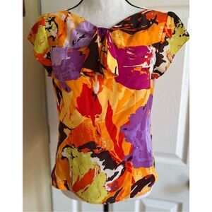 Nanette Lepore 100% Silk Blouse